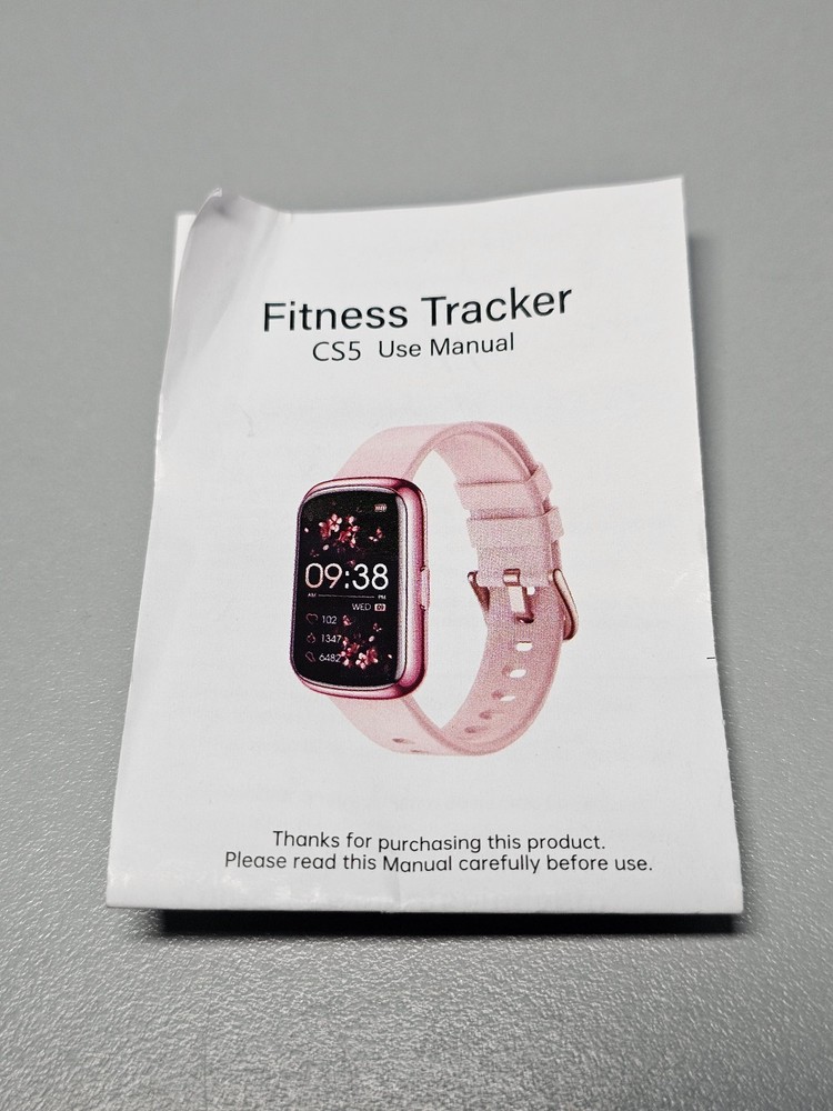 Fitness Tracker- 4J Model CS5- 3 Interchangeable Wrist Bands!