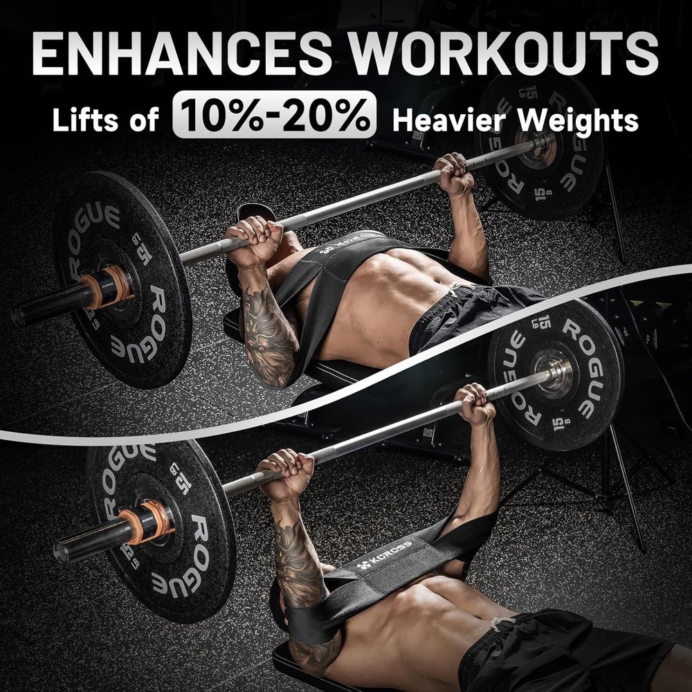 Ergonomic Bench Press Band - Adjustable 240-300lbs for Safe Workout Performance
