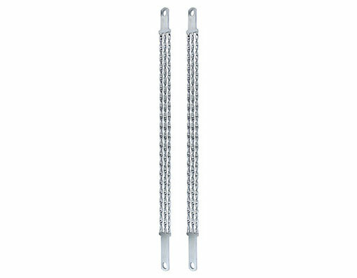 NEW! 26 TRIPLE FLAT TWISTED SPRING FORK BARS CHROME.