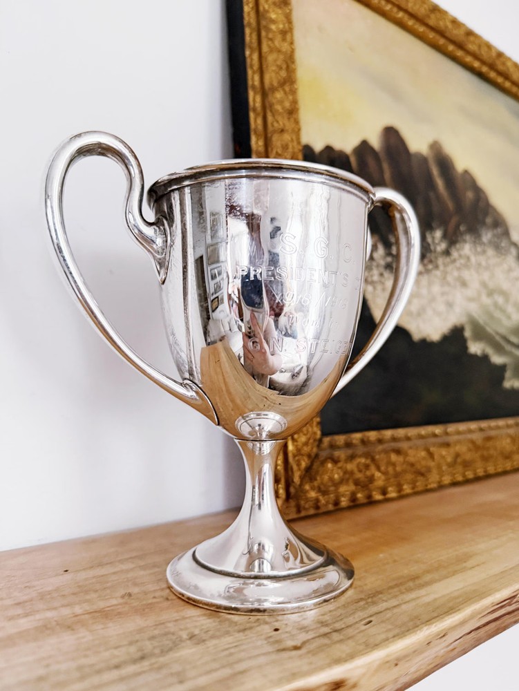 1919 Sterling Silver Golf Trophy