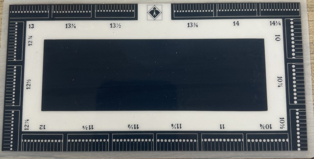 Lighthouse Plastic Perforation Gauge
