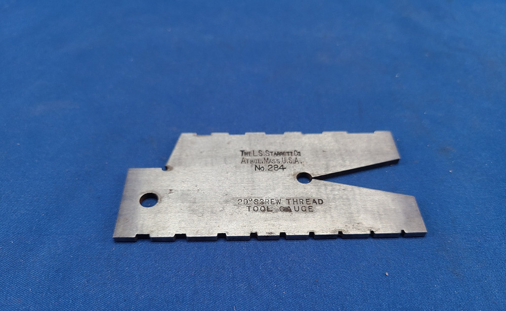 LS Starrett No. 284 29d Screw Thread Gauge