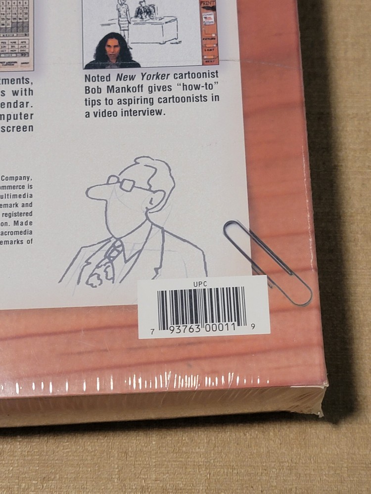 1994 Multimedia Cartoon Studio Bank Kit CD-ROM Software Program New Sealed