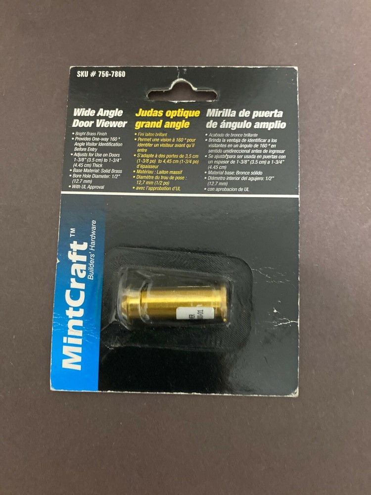 WIDE ANGLE DOOR VIEWER BY MintCraft NEW
