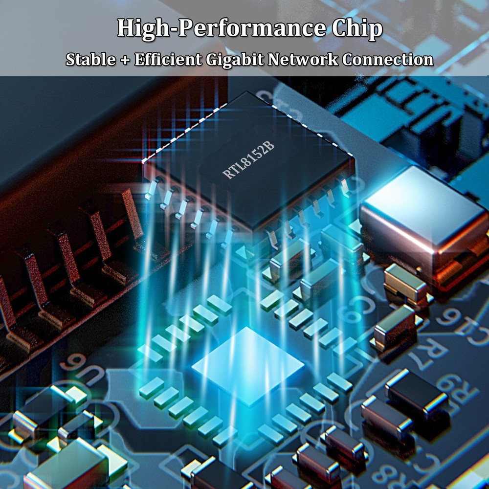 High-Speed USB Ethernet Adapter - Versatile 10/100 Mbps LAN for Multiple Devices