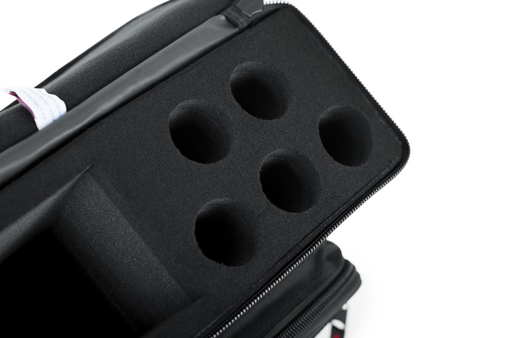 Gator Cases Padded Microphone Carry Bag; Holds (5) Wireless Microphone System...