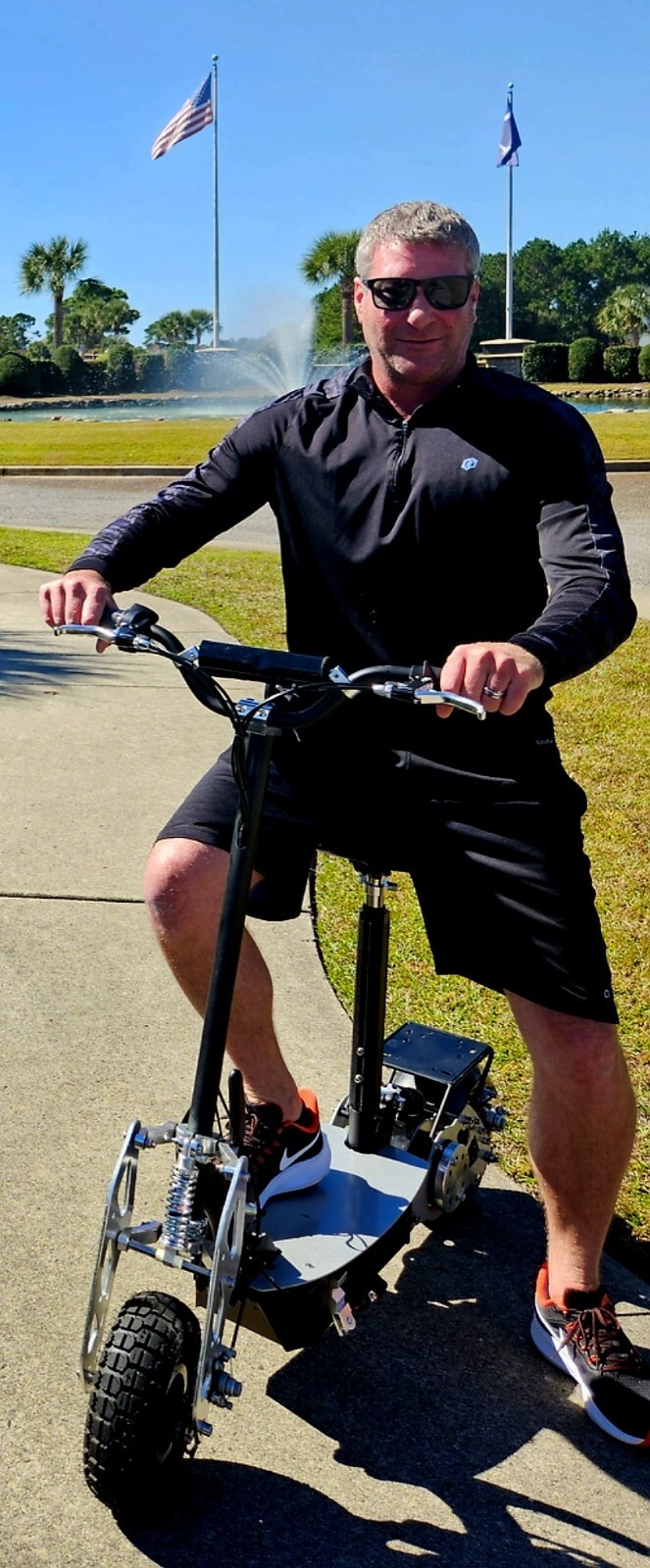 New 2025 BLAZE 1200watt Lithium Chrome Electric Adult Scooter 32mph HIGH QUALITY