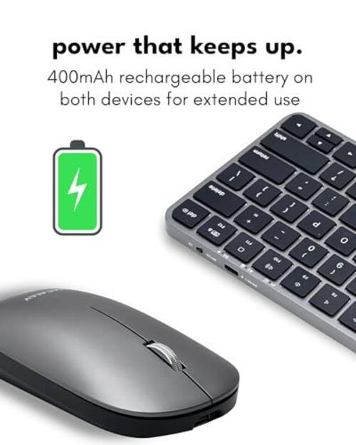 Apple Wireless Keyboard and Mouse for Mac - Dual Mode (Bluetooth + Space Gray