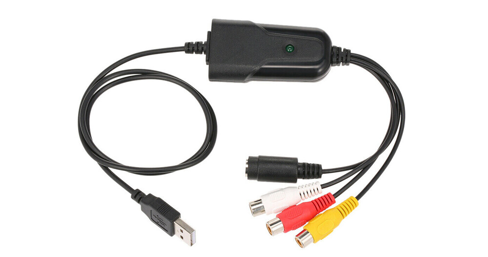 PC-Based Composite RCA S-Video Audio To USB DVR Adaptetr MPEG Video Editor