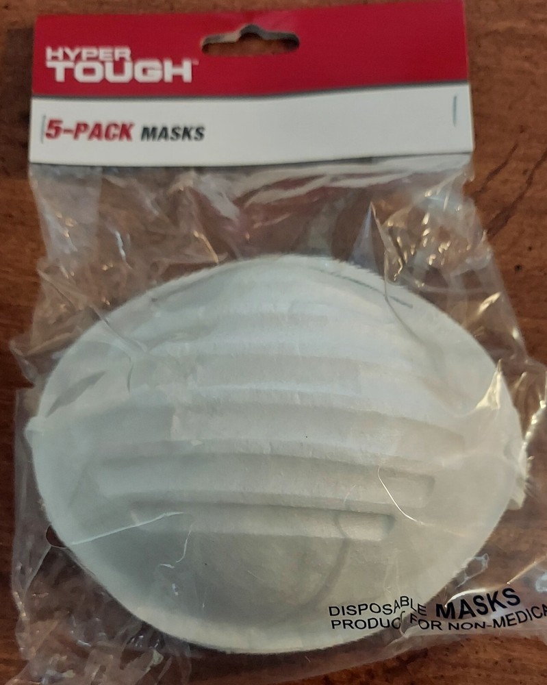 120 HYPER Tough Protective Masks. Dust Construction Sawdust Pollen  Drywall