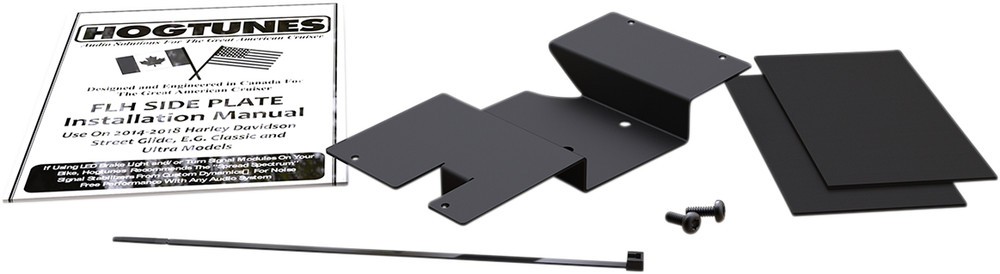Hogtunes - FLH SIDE PLT-RM - Amplifier Side Mounting Plate