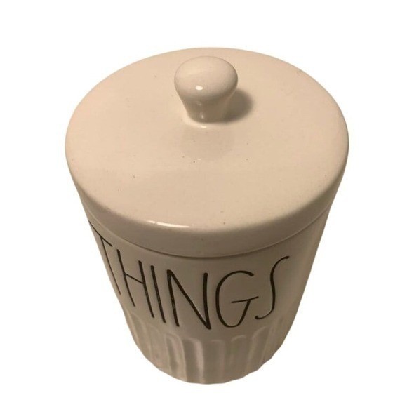 Rae Dunn Bathroom Things Holder NWOT