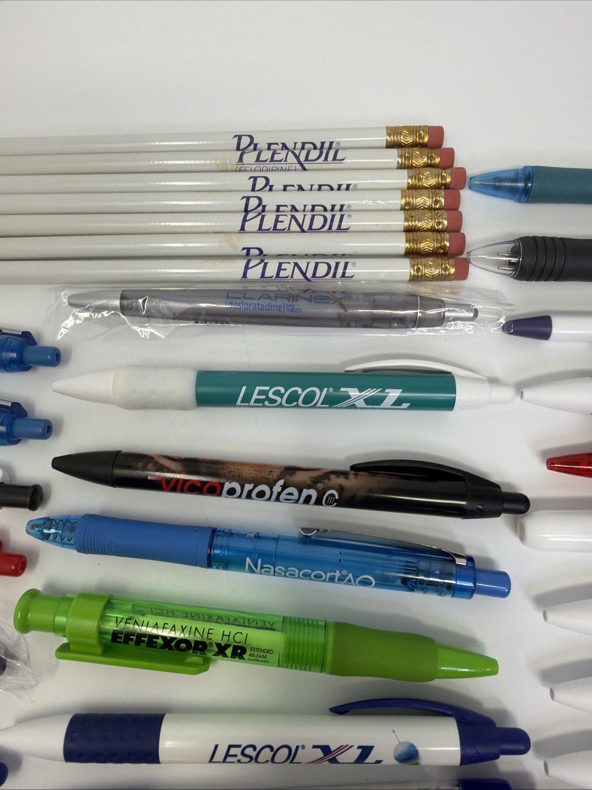 Pharmaceutical Drug Rep Advertising Pens Promo Pens Lot Of Over 50