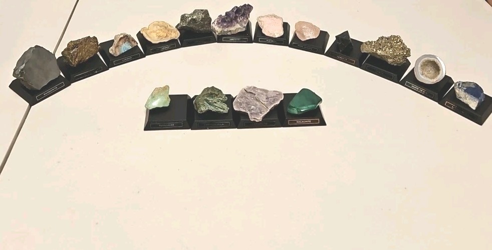 Precious Rock Collection With Display Case- Includes 16