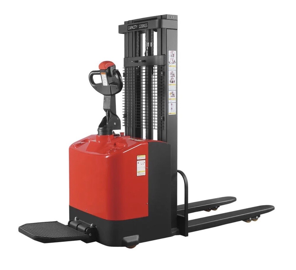 electric pallet stacker