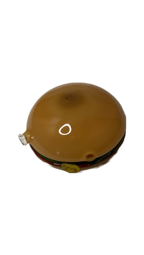 Cheeseburger Glass Pipe | 3.25"