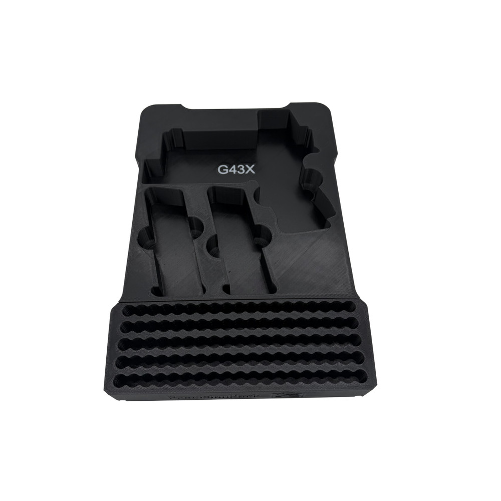 Glock 43X with Optic & Light Insert for Milwaukee Packout