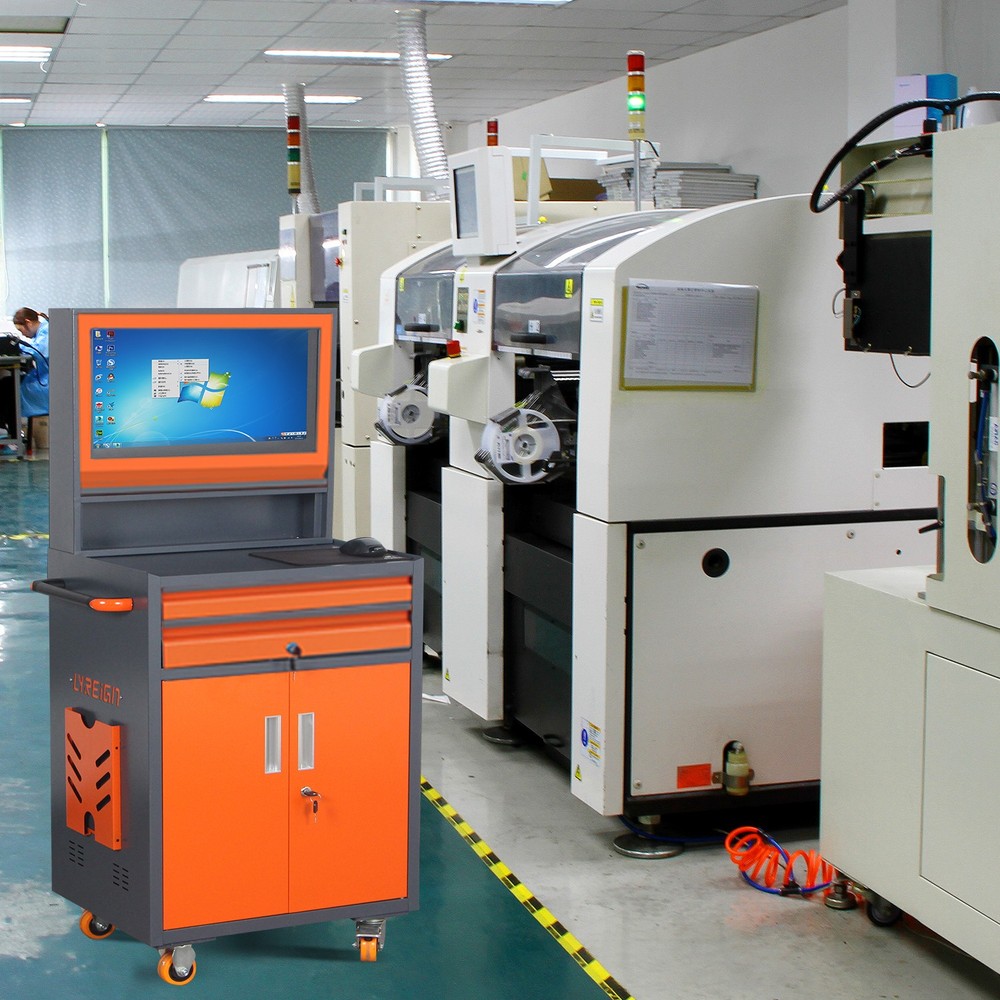Industrial PC Cabinet Movable Computer Cabinet Deep Tool Cabinet for Workshop
