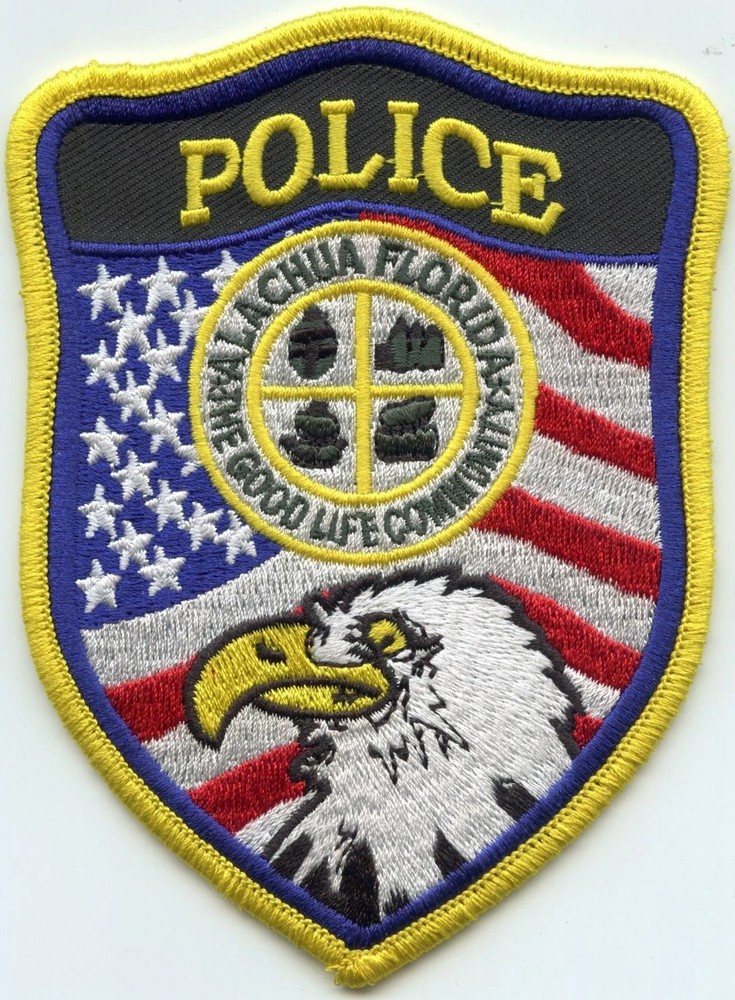ALACHUA FLORIDA POLICE PATCH ~ F12