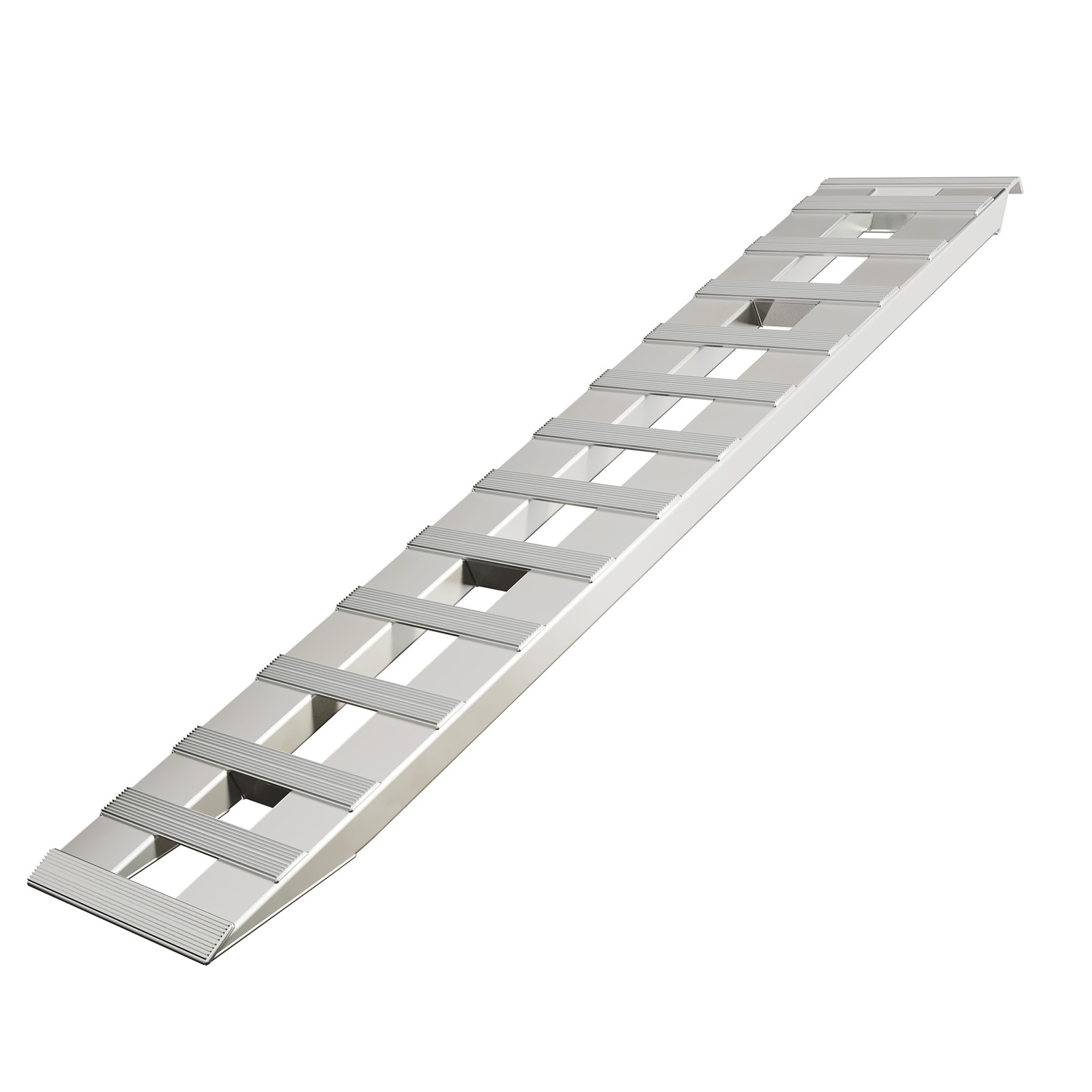 72" X 15" Aluminum Hook Ramps 8500Lbs Car Trailer Truck 1 Pair Ramps Hook End