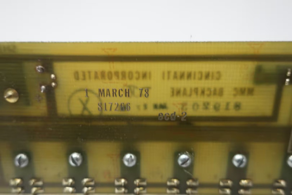 Cincinnati 817266 Backplane Chassis Module
