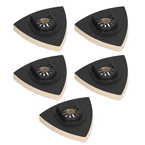 5PCS Triangular Wool Polishing Pad - Oscillating Polishing Tool
