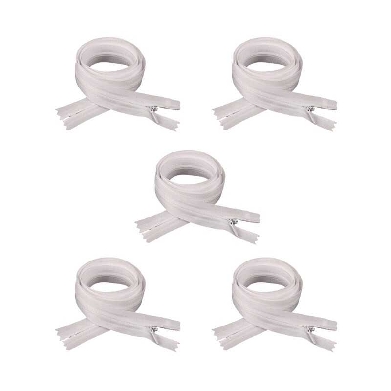 5 Pcs Quilt Zippers Multifunctional Zippers with Double Pulls