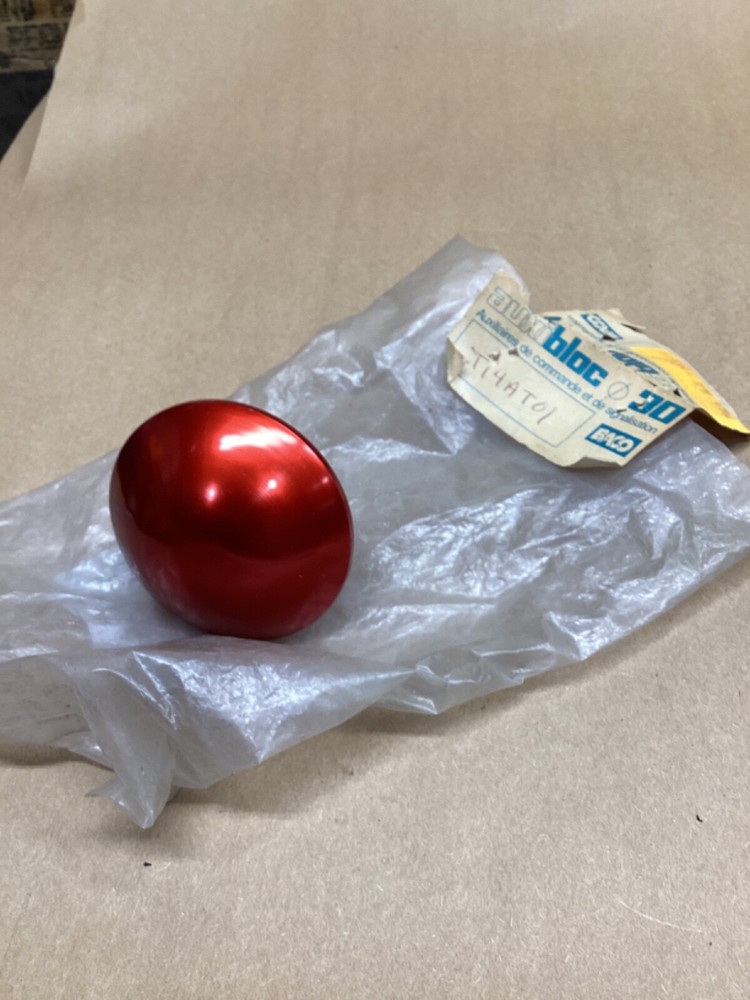 Baco Red Mushroom Push Button #114L27