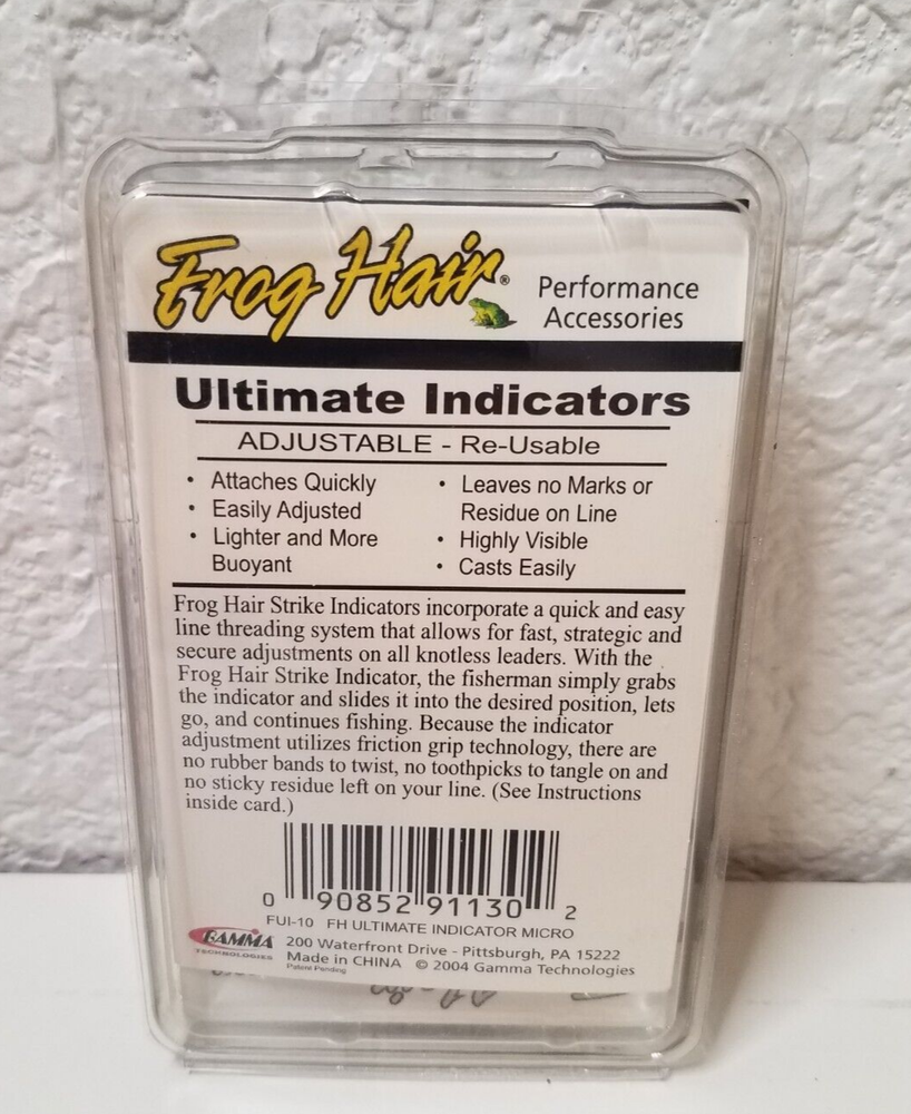 Frog Hair EZ-ON Indicators Micro Adjustable Re-Usable 3 Pack