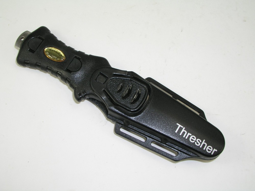 Dive Knife & Scabbard, Thresher 420 Stainless