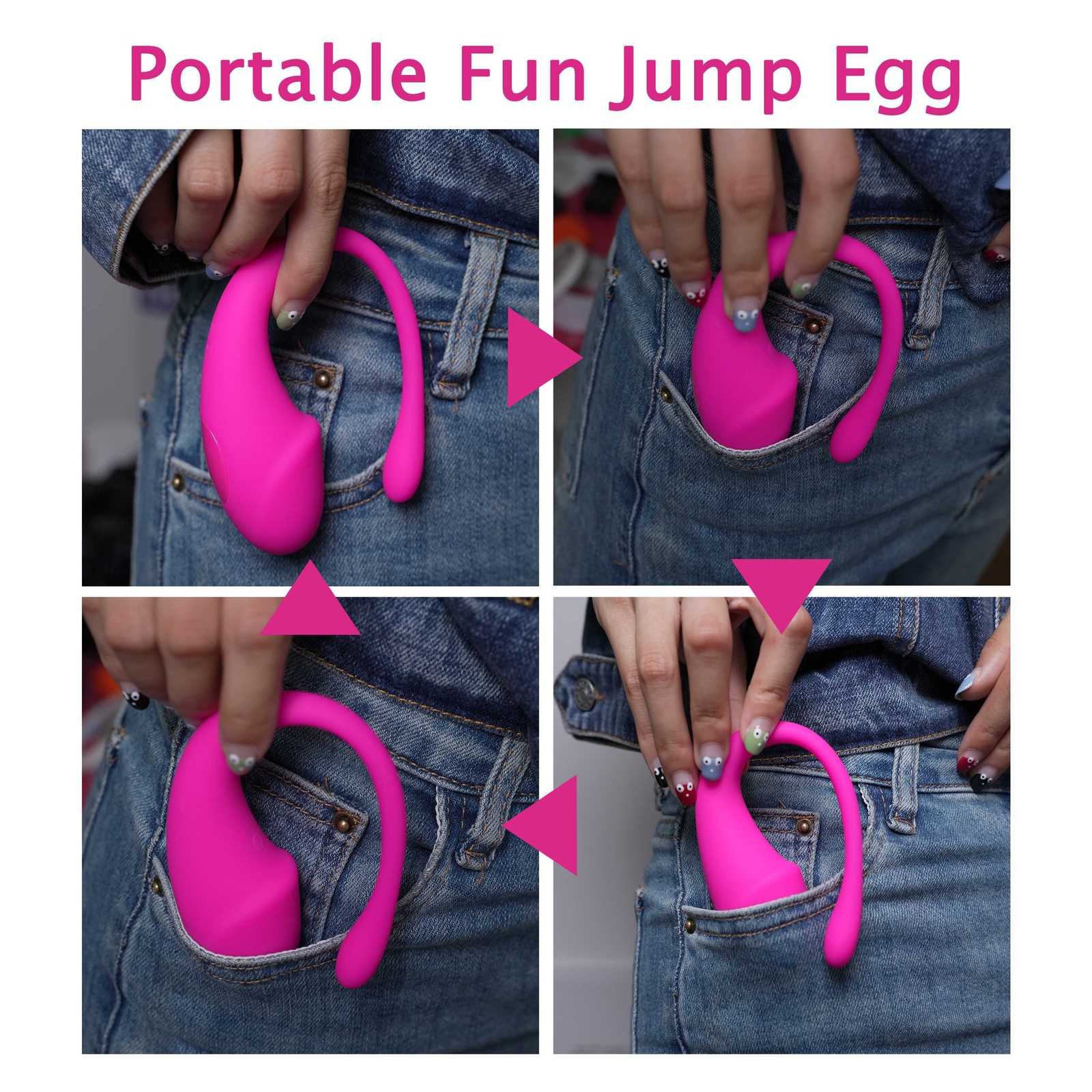 Wireless APP Remote Control Bullet Egg Vibrator G-Spot Dildo Sex Toys For Women