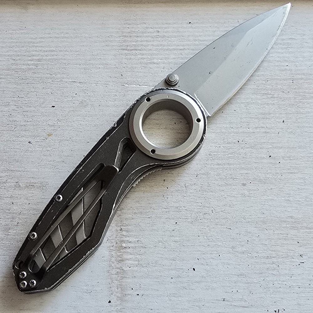 GERBER REMIX FOLDING KNIFE LINER LOCK PART SERRATED BLADE
