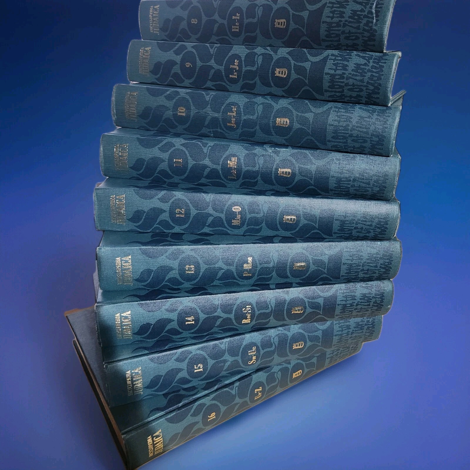 Encyclopedia Judaica -Volumes 8-16 1972 Printing/5 YearBooks 14 Total Hardcover