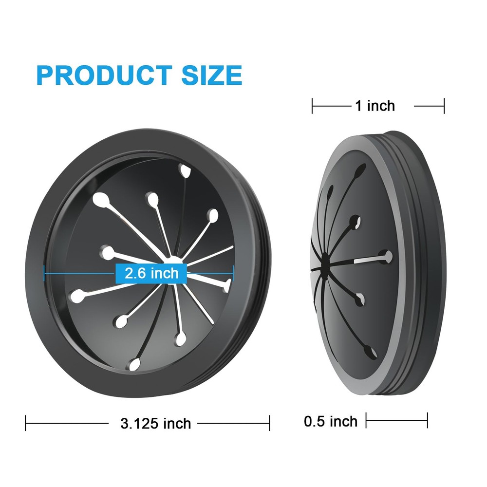 3 Inch Garbage Disposal Splash Guards Garbage Disposal Stopper Drain Plug