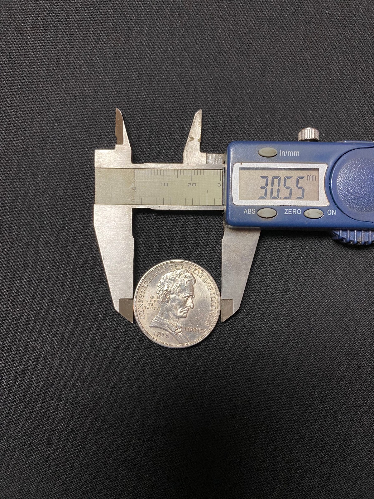 1918 Illinois (Lincoln) Silver Commemorative Half Dollar | 90% Silver | .50 50c