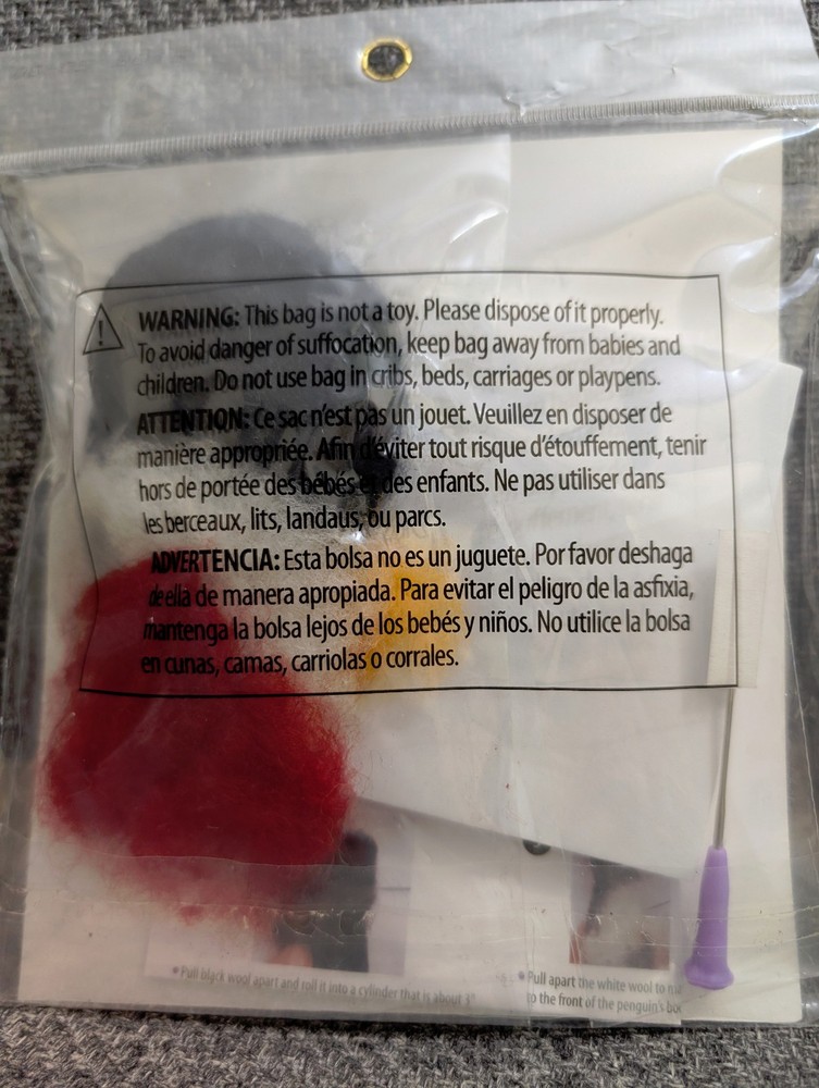 Dimensions Needle Feltind Penguine Kit NIP