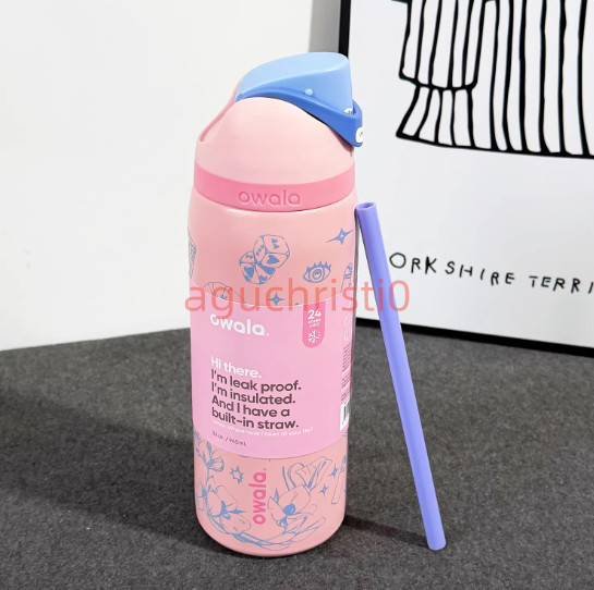 NEW Owala DSG Exclusive FreeSip Insulated Water Bottle Shot to Heart -30OZ