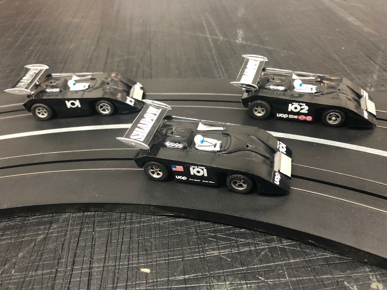 Aurora AFX Decals For Shadow DENNIS LOSHER #101 1971