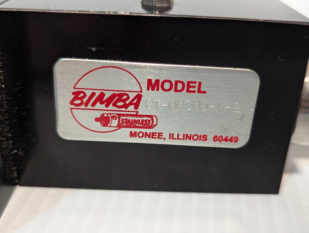 Bimba CT-00305-A-2 Pneumatic Linear Bearing Actuator+Returns