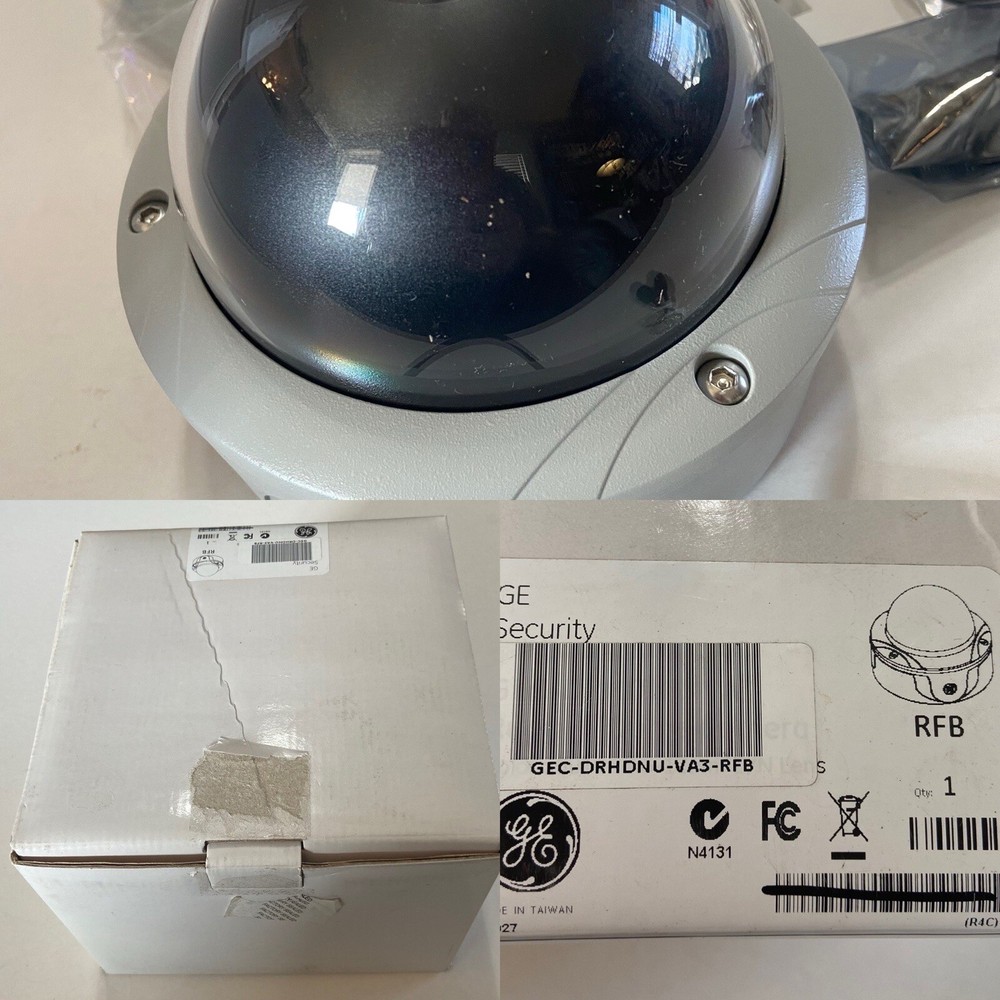 General Electric GEC-DRHDNU-VA3-RFB Dome Security Camera New / Open Box