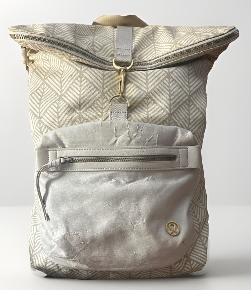 LULULEMON Backpack Diamond Palm Gray Large Read