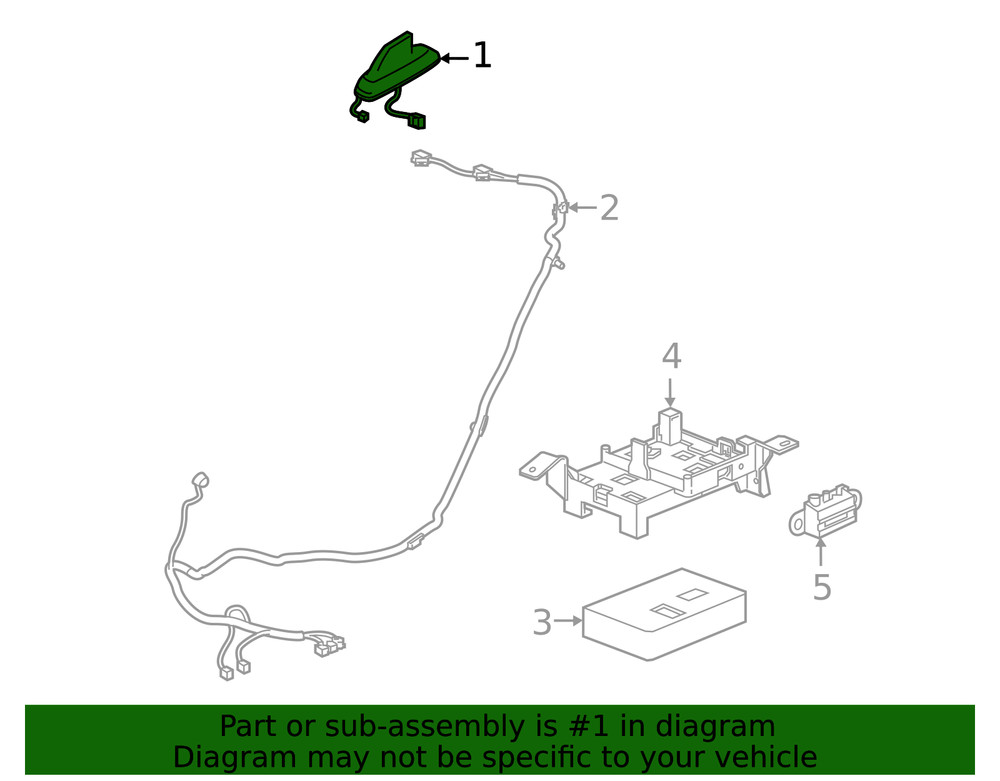 Genuine GM Antenna 85639725