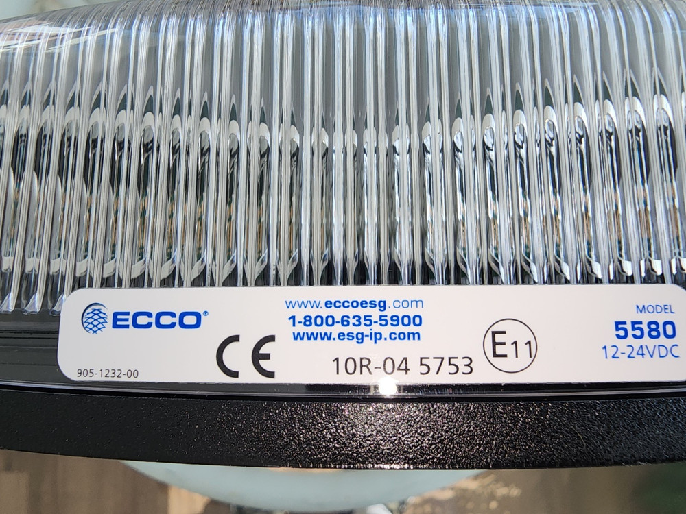 ECCO 5580CA PERMANENT MOUNT LED MINIBAR Amber