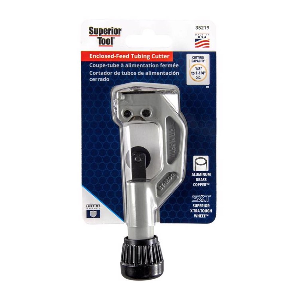 Superior Tool Pipe Cutter Black/Silver (6-pack)