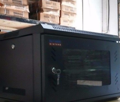NETWORK RACK-9U, WALL MOUNT, WITH FAN & INSIDE TRAY ( COMPLETE KIT)