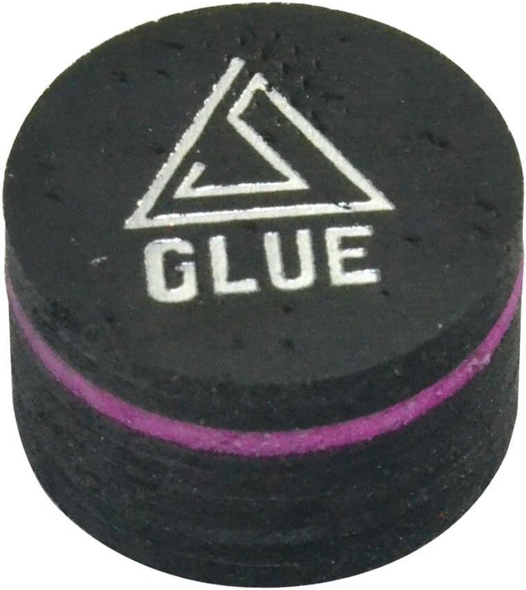 Versatile Medium Hardness Glue-On Cue Tips for Enhanced Billiard Performance
