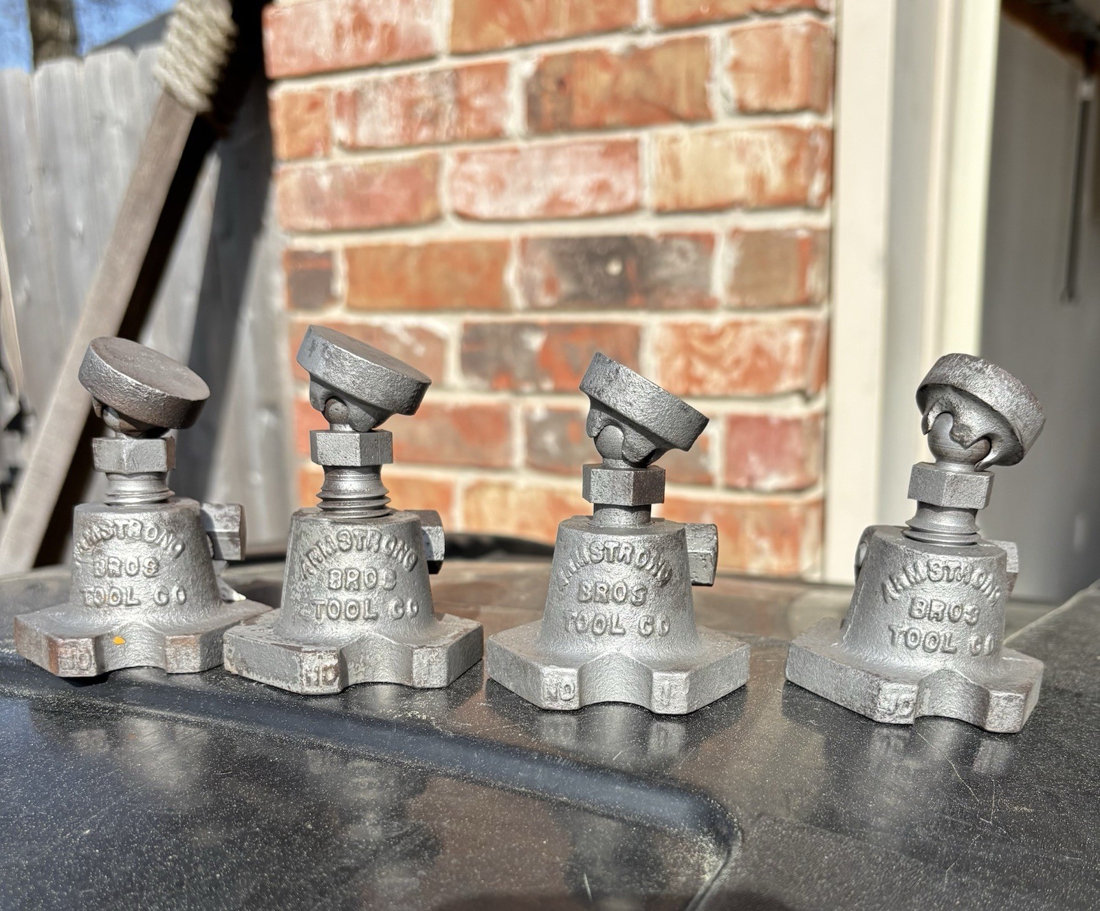 Armstrong Bros Tool Co Machinist Tool Holders Set of 4 Vintage Collectibles