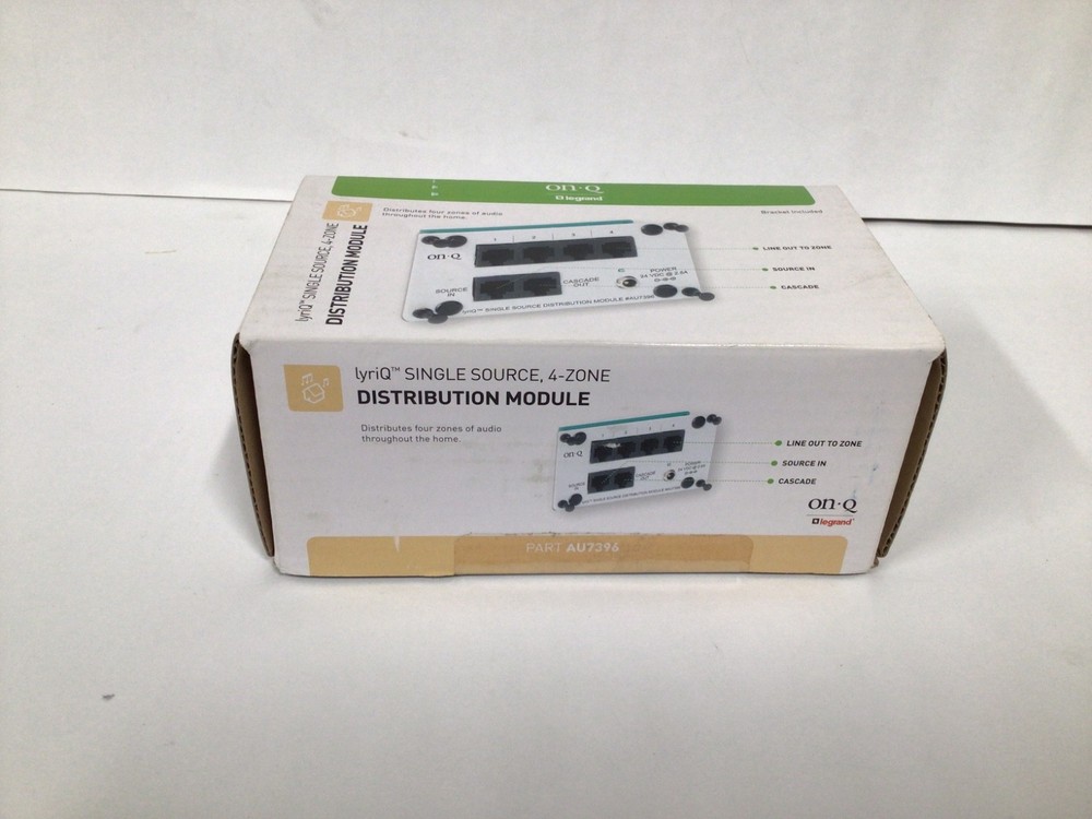WIP OnQ AU7396 Single Source, 4-Zone Distribution Module
