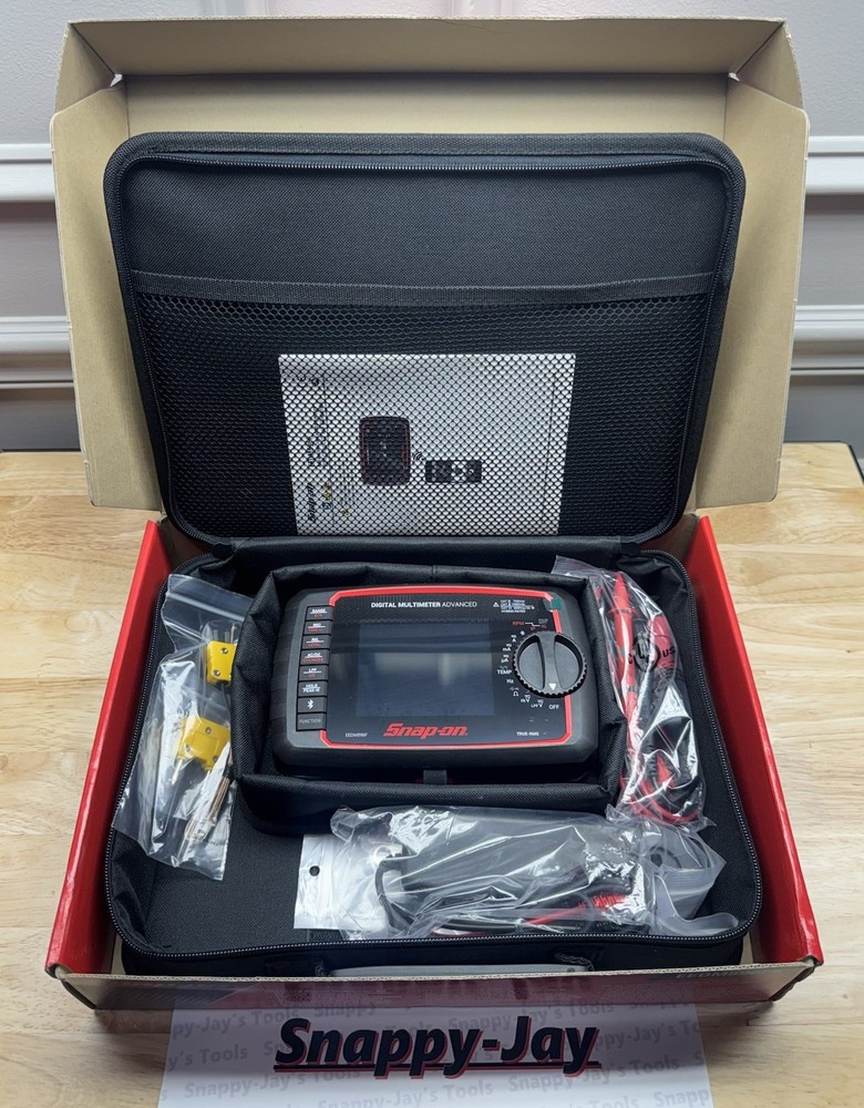 Snap-on Tools NEW Advanced Digital Multimeter Kit TRMS-APP EEDM596FK
