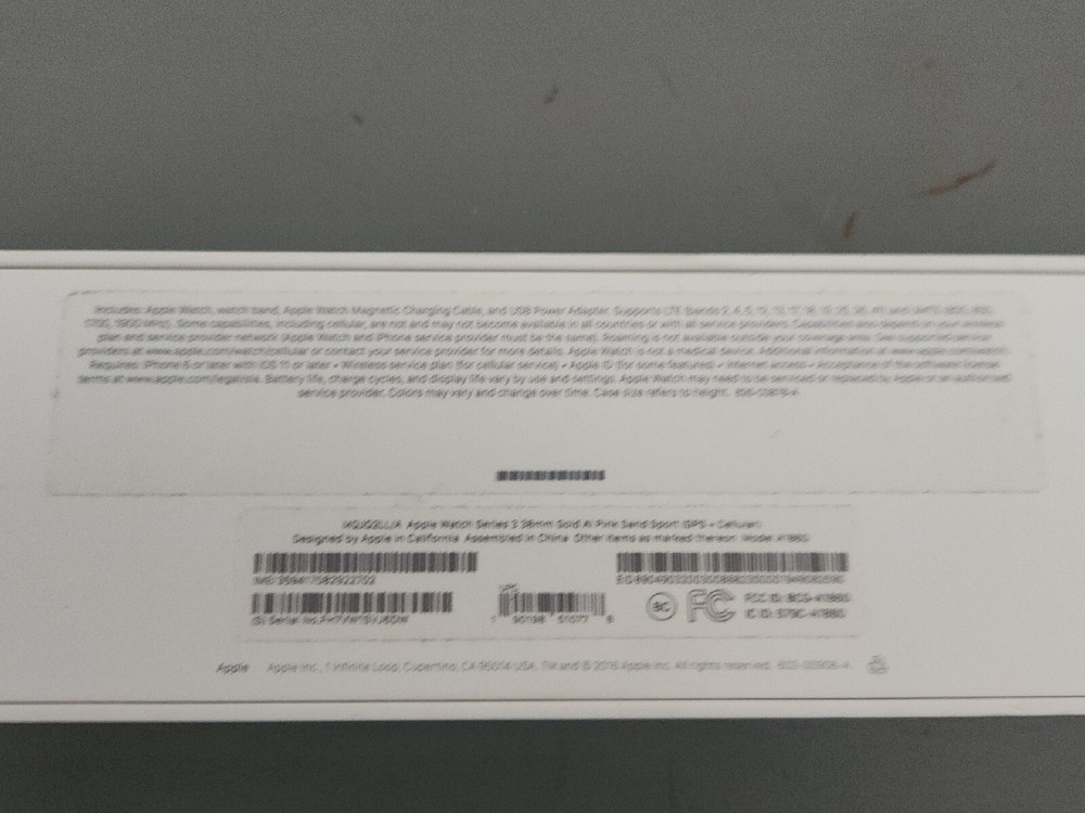 Apple Watch Series 3 Box Only - Empty Box Only